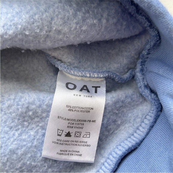 Oat NY NWT Ombre Blue Sweater Cowl Neck Size Small - Picture 4 of 7